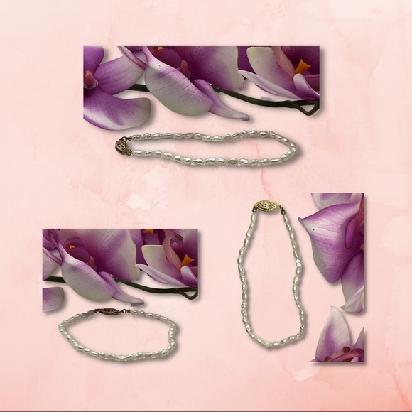 Vintage Pearl Fashion Bracelet - 7 1/4 Inches (EUC) - Picture 3 of 3